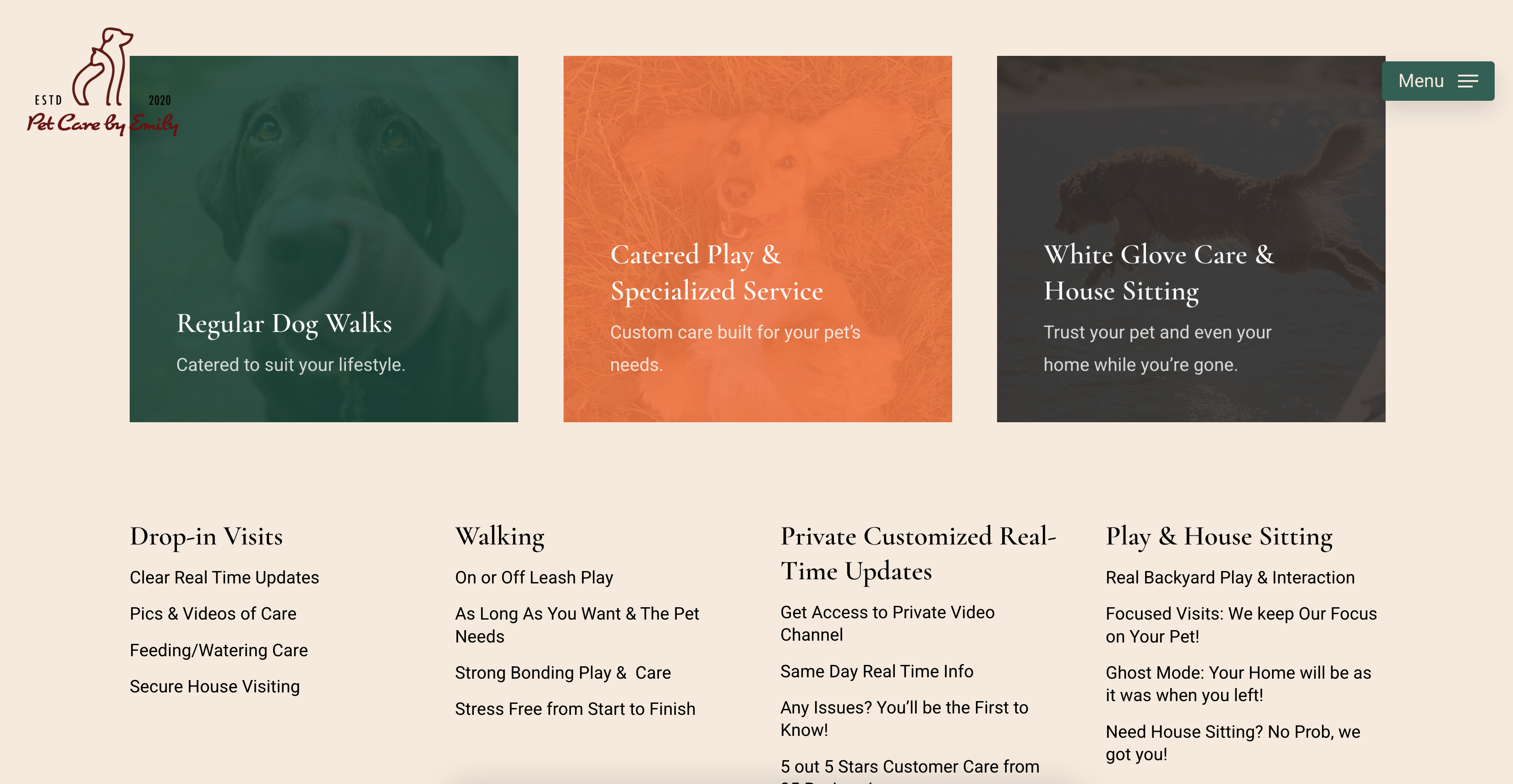 Petcare by Emily Offerings